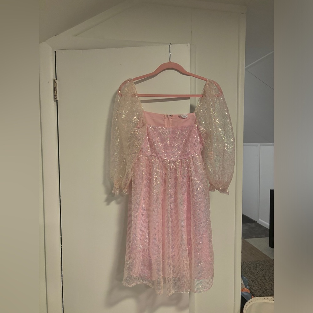 RC Apparel Pink Sequin Dress